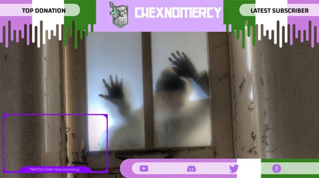 horror stream overlay