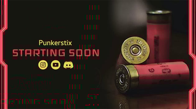 futuristic stream overlay