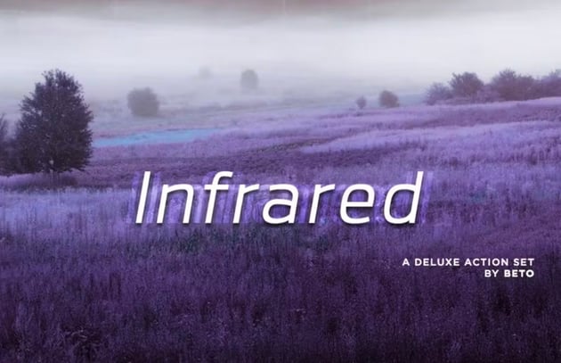 infrared photoshop action