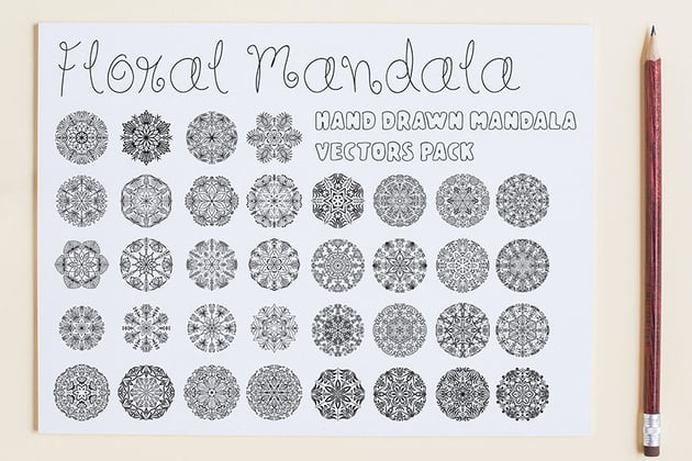 floral mandalas