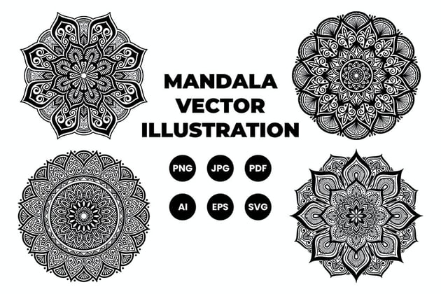 vector mandalas