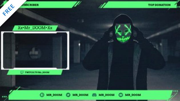 neon twitch overlay