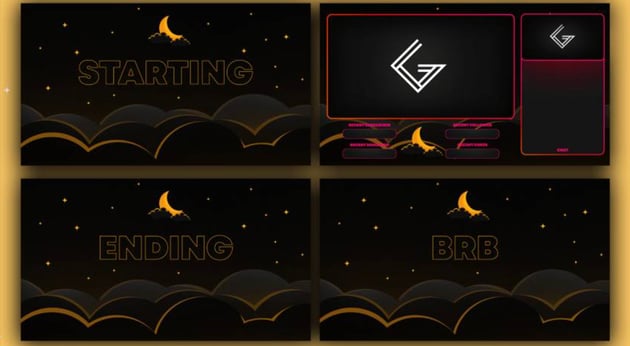 starry twitch overlay