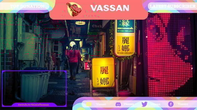 twitch stream overlay graphics