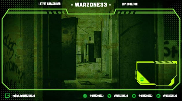 green twitch overlay
