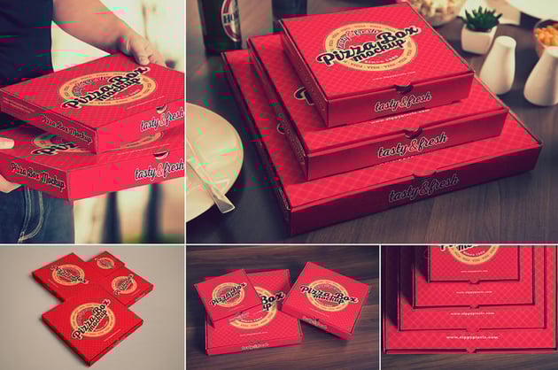 pizza mockups