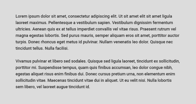 moderate typographic color