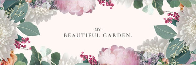 Pretty Garden Twitter Header Template