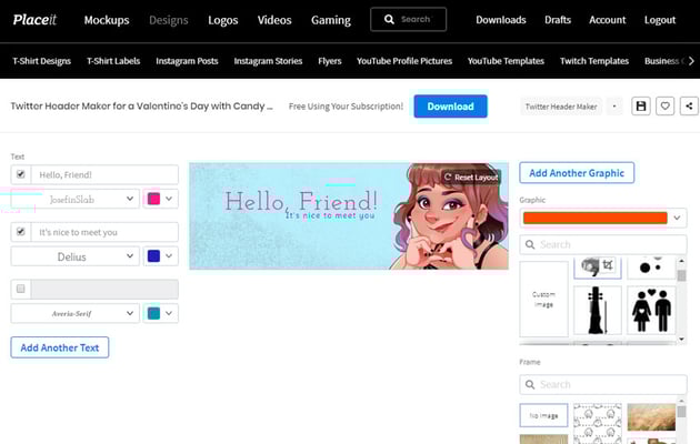 Twitter Header Maker Online