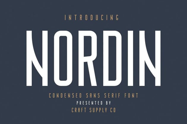 Nordin Modern Bold Fonts