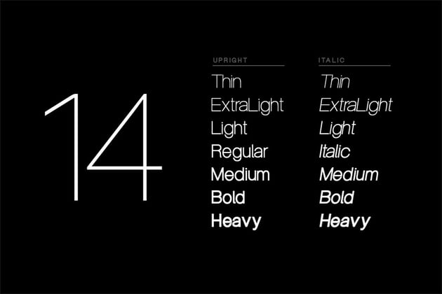 Neuvetica Sans Serif Font Family