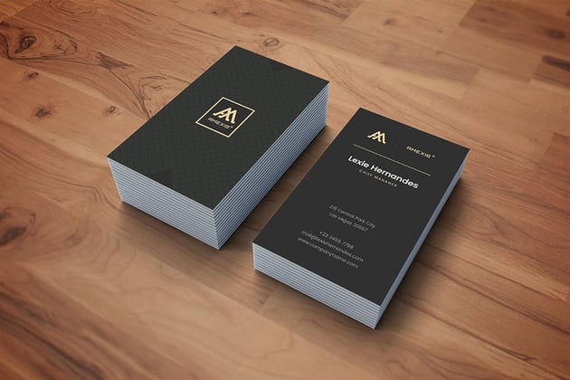 business card psd template