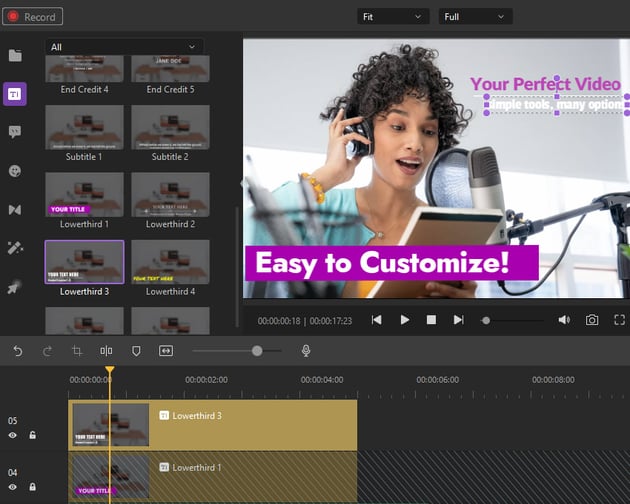 Captions Wondershare DemoCreator