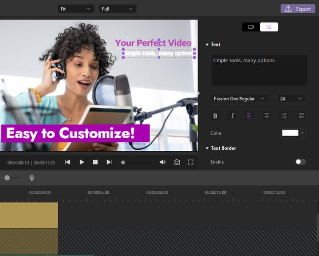 Customize Captions Wondershare DemoCreator