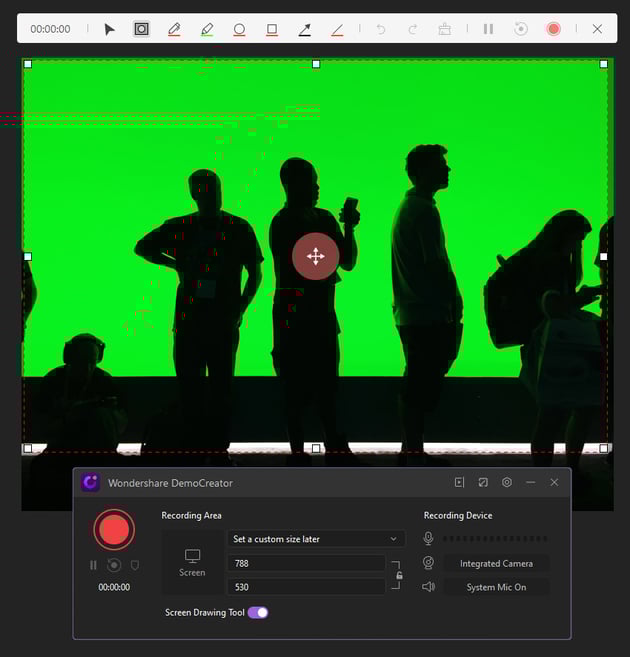 Wondershare DemoCreator footage
