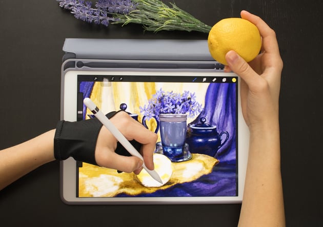 Drawing in Procreate