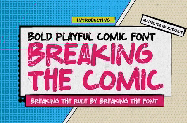 comic book lettering font