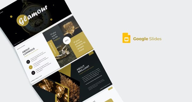 Gilded Glamour Theme for Pretty Presentations