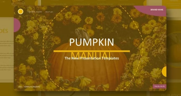 Pumpkin Manual - Halloween Google Slides Template
