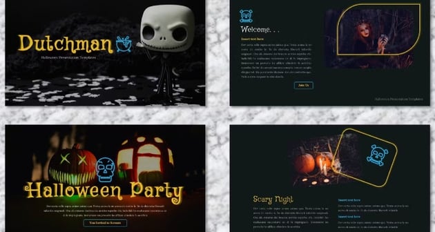 Dutchman - Halloween Theme Google Slides