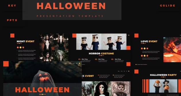 Halloween Google Slide Template Presentation