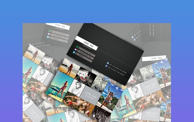 Collage - Photography Business Card 