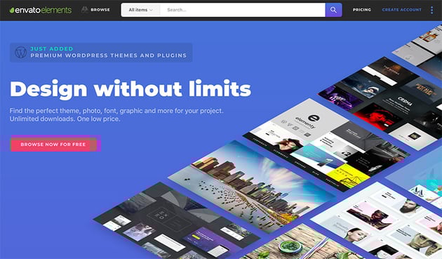 Envato Elements Design Without Limits