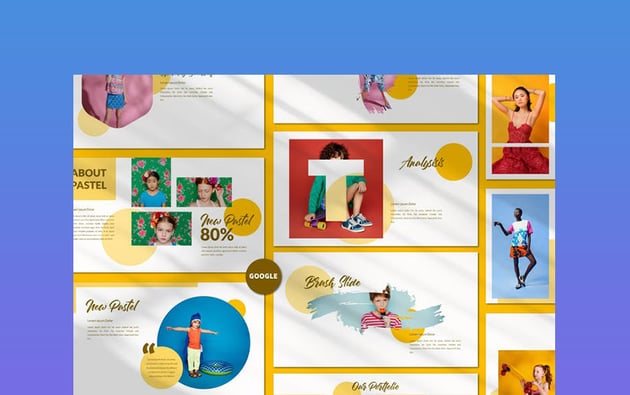 New Pastel Business - Pretty Google Slides Theme