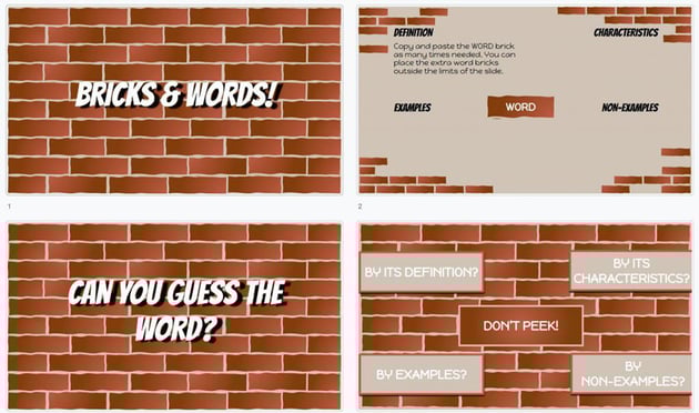 Bricks and Words - Free Game Template
