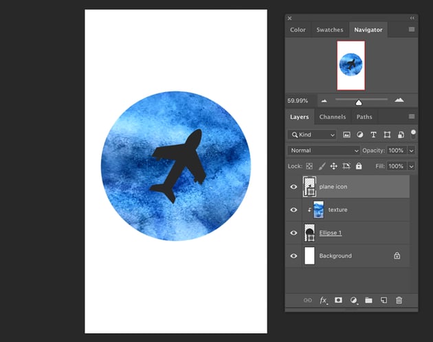 Add icon to Instagram Story Highlight cover template