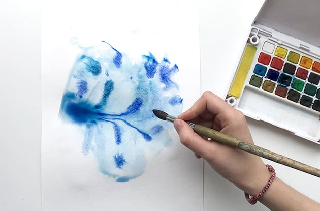 Adding color and texture process