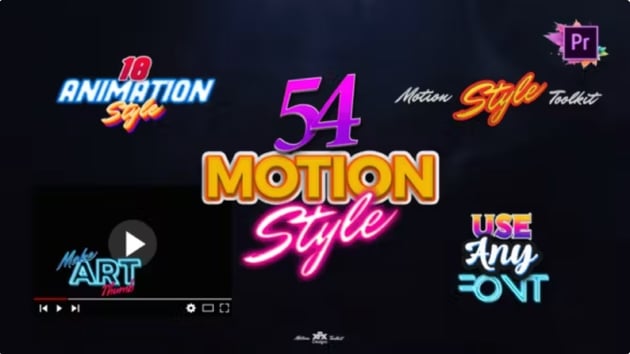 Video: 27115729 - Motion Styles Toolkit | Text Effects &amp; Animations For Premiere Pro Mogrt.mp4