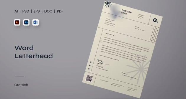 Word Letterhead | Grotech