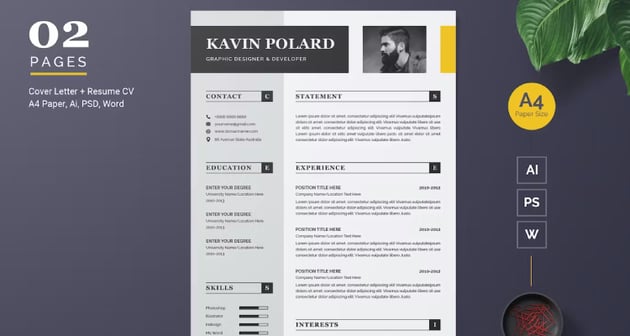 Word Resume and Cover Letter Template