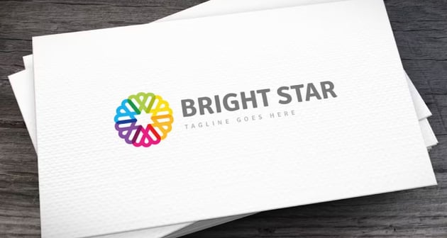 Bright Star Logo Template (AI, EPS)