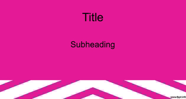 Free Pink PowerPoint Template