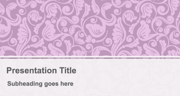 Pink Vintage - Free PowerPoint Slides
