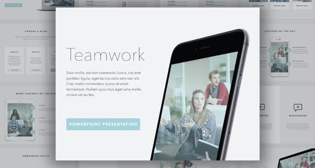 Teamwork - Modern PowerPoint Background