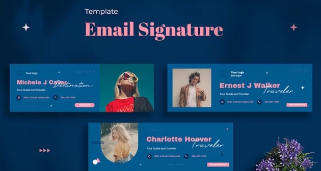 Fun and Cute Email Signature Template