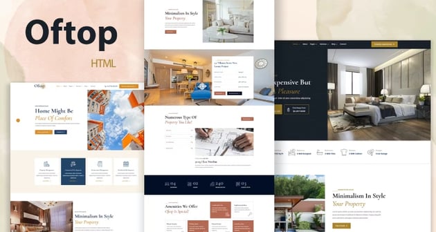 Oftop - Single Property Real Estate HTML Template