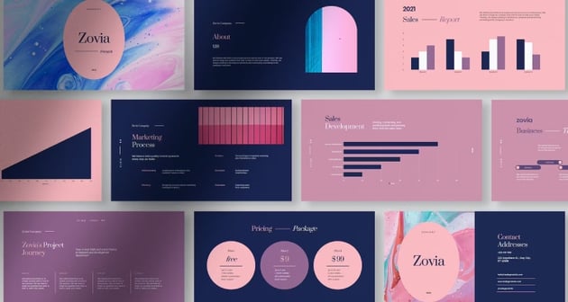 Zovia - PPT Space Background