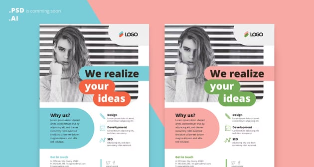 Corporate Flyer Template PSD