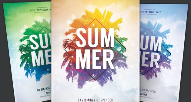 Summer Template Photoshop Flyer