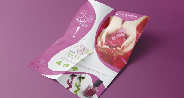 Nail Salon Flyer Design Template