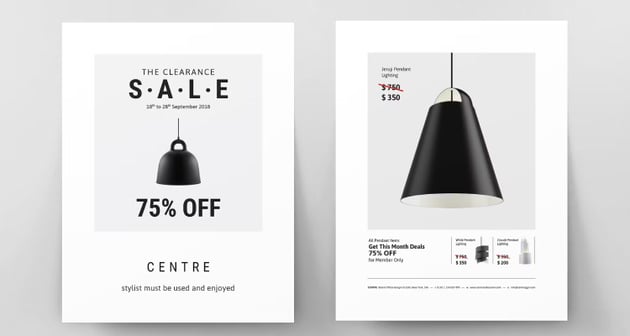 Lighiting Template PSD Flyer