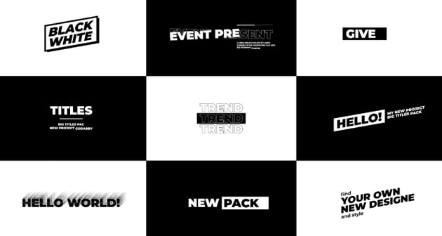 Big Titles 2.0 | After Effects