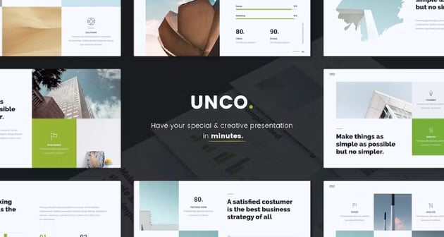UNCO Powerful Keynote Template
