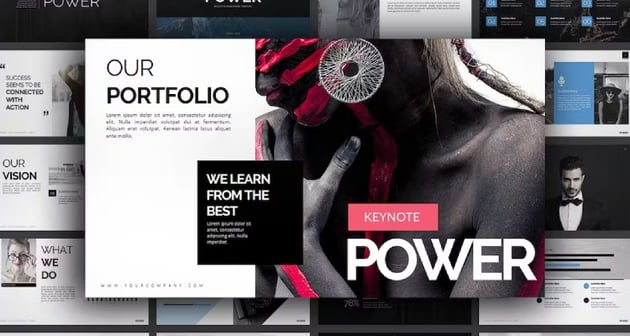 Power - Unique Mac Keynote Templates With Custom Keynote Styles