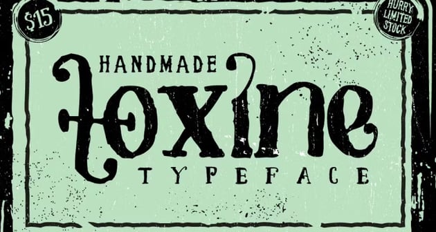 TOXINE Typeface + Ornament Pack