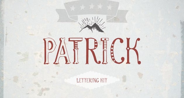 Patrick Font & Lettering Kit 